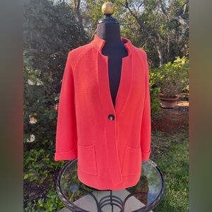 REPEAT open-front cardigan/blazer with pockets - size 38/S